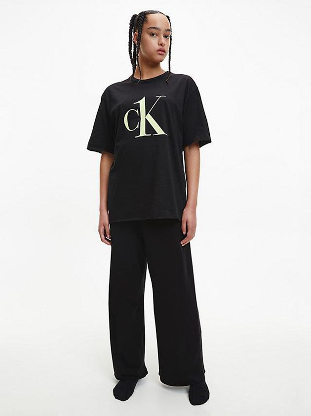 Black Calvin Klein Pyjama - CK One Women Top | UVEN-89302