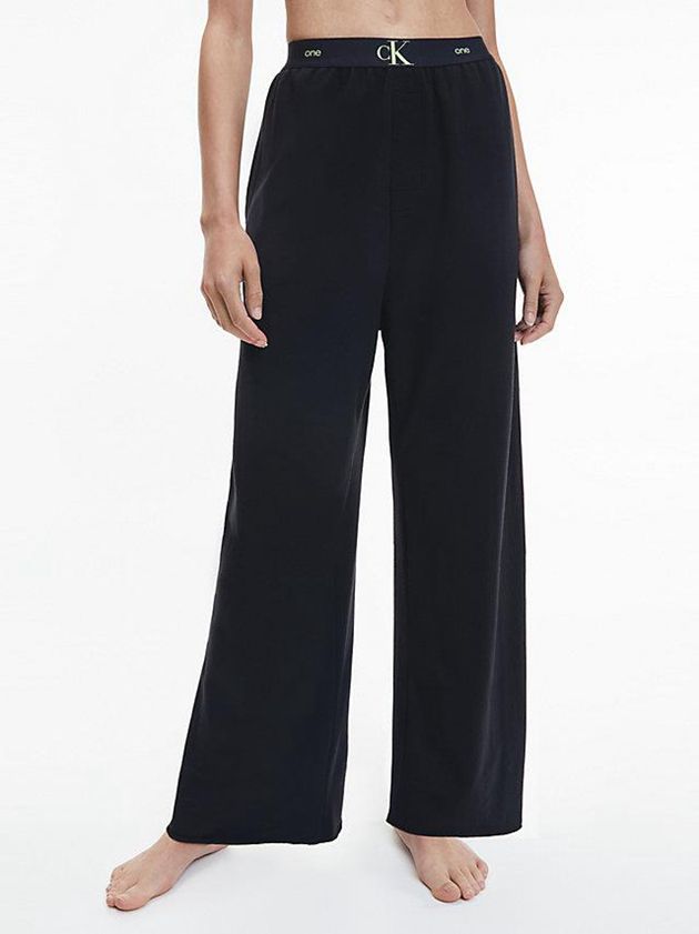 Black Calvin Klein Pyjama - CK One Women Pants | HQUS-10764