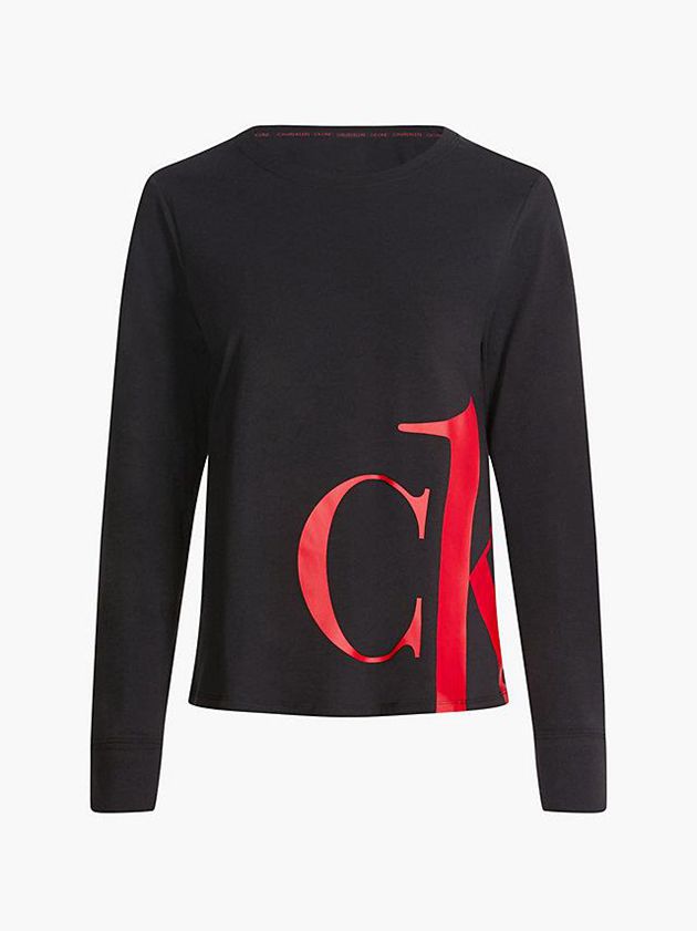 Black Calvin Klein Pyjama - CK One Women Top | NPTF-15642