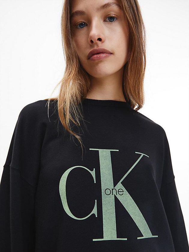 Black Calvin Klein Pyjama - CK One Women Top | ACDJ-58130