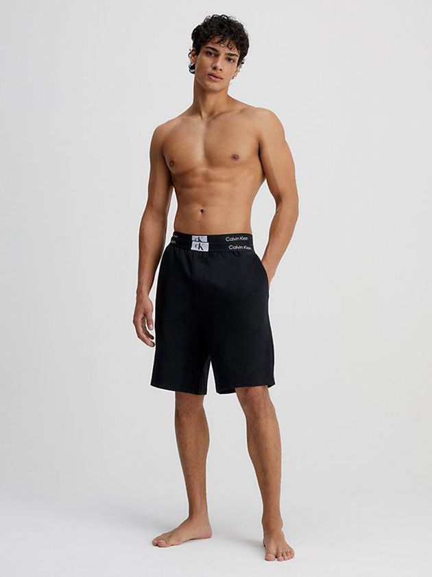 Black Calvin Klein Pyjama - Ck96 Men Shorts | YNEQ-89206