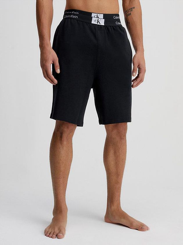 Black Calvin Klein Pyjama - Ck96 Men Shorts | YNEQ-89206