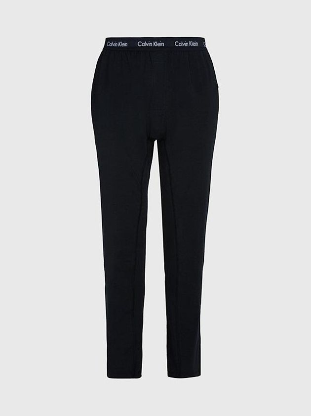 Black Calvin Klein Pyjama - Cotton Stretch Men Pants | ZFUR-04517