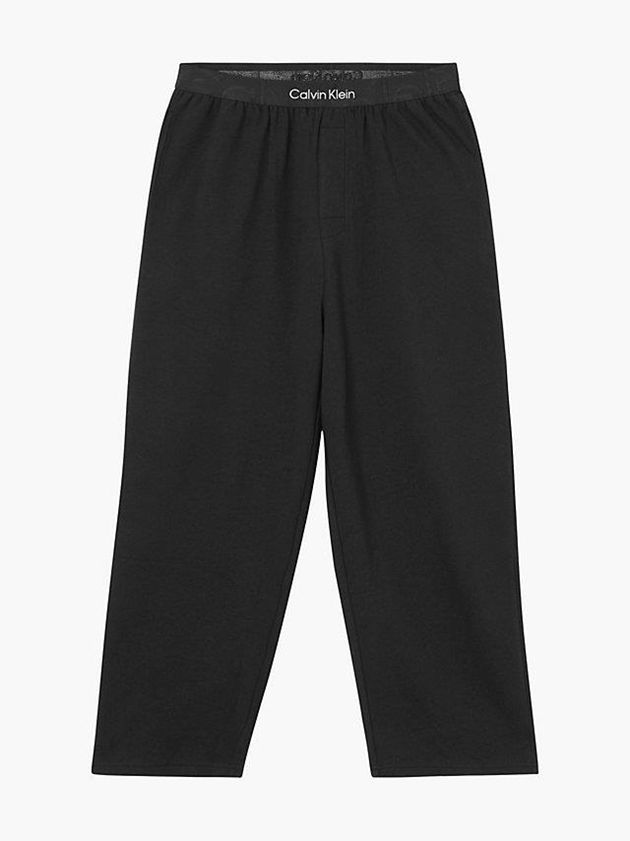 Black Calvin Klein Pyjama - Embossed Icon Men Pants | BGOC-79132