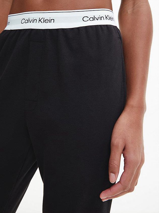 Black Calvin Klein Pyjama - Modern Cotton Women Pants | XLHV-39684