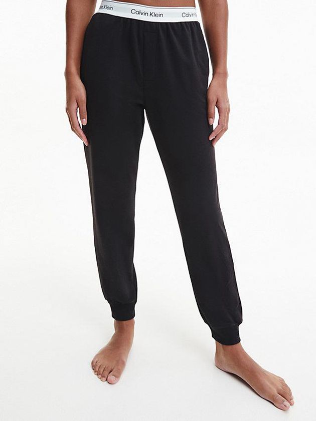 Black Calvin Klein Pyjama - Modern Cotton Women Pants | XLHV-39684
