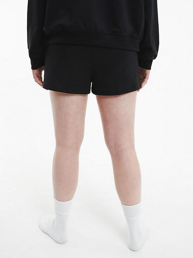 Black Calvin Klein Pyjama - Reimagined Heritage Women Shorts | AGUD-78635