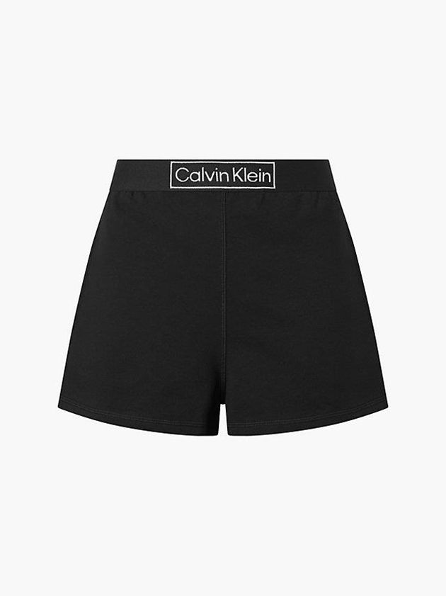Black Calvin Klein Pyjama - Reimagined Heritage Women Shorts | AGUD-78635