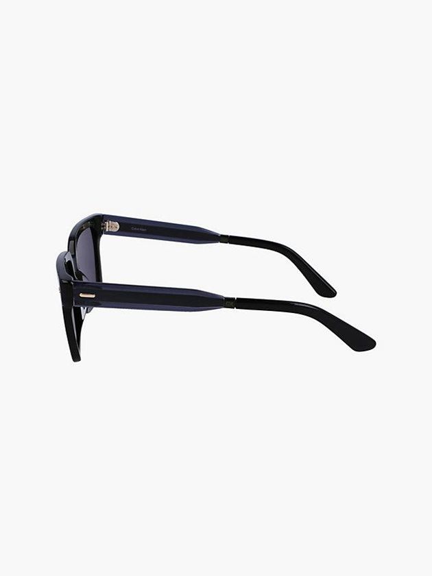 Black Calvin Klein Rectangle Men Sunglasses | OCJX-75329