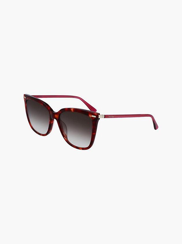 Black Calvin Klein Rectangle Women Sunglasses | ESDK-71540