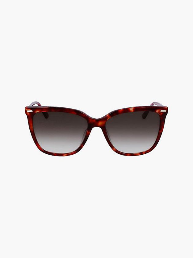 Black Calvin Klein Rectangle Women Sunglasses | ESDK-71540