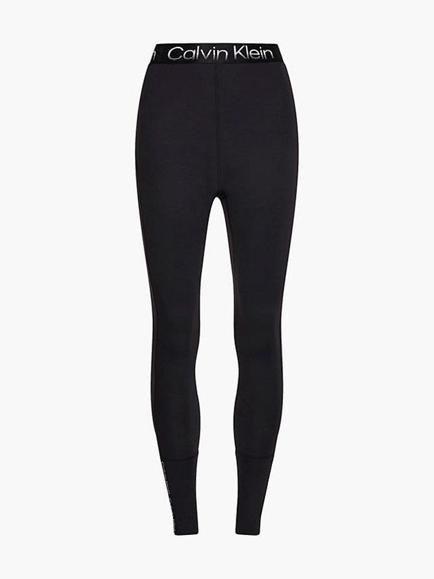 Black Calvin Klein Recycled 7/8 Gym Women Leggings | YFTB-38192