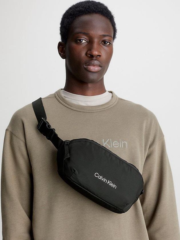 Black Calvin Klein Recycled Bum Women Bags | IZXU-21907