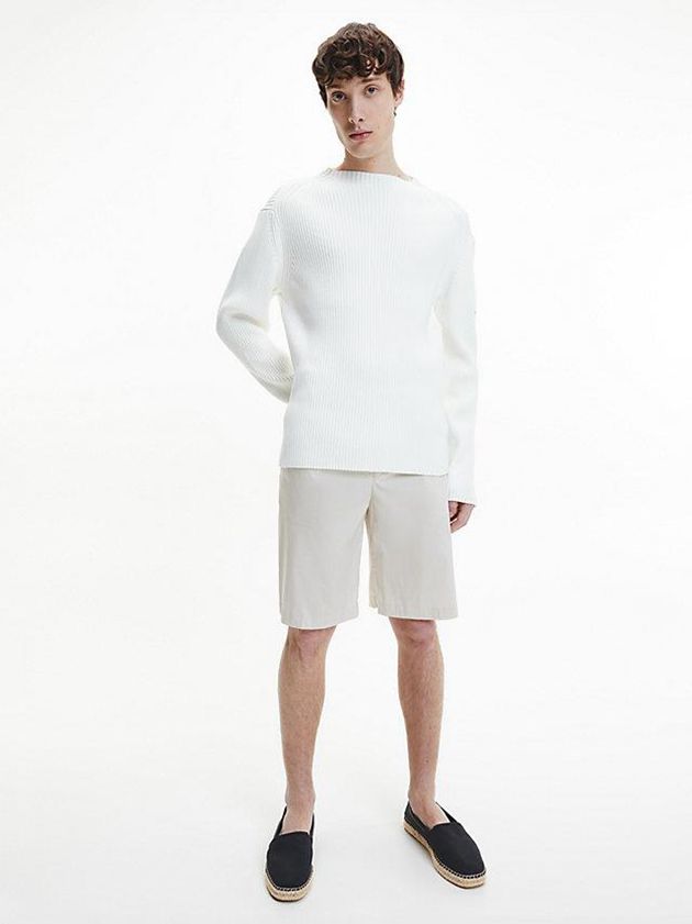 Black Calvin Klein Recycled Canvas Espadrilles Men Slip On | WQUG-03451