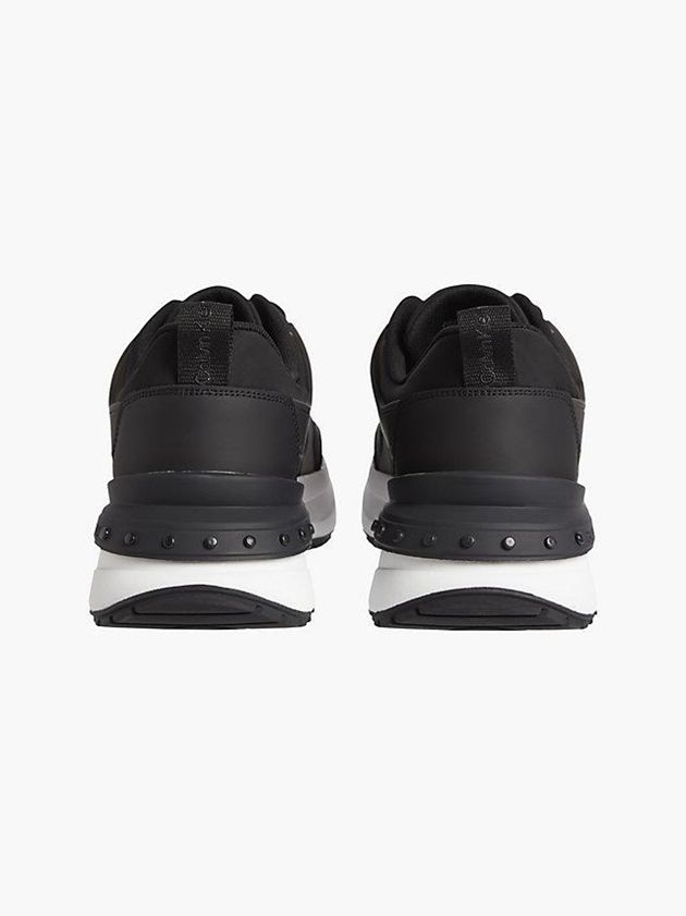 Black Calvin Klein Recycled Chunky Men Sneakers | RTVS-19683