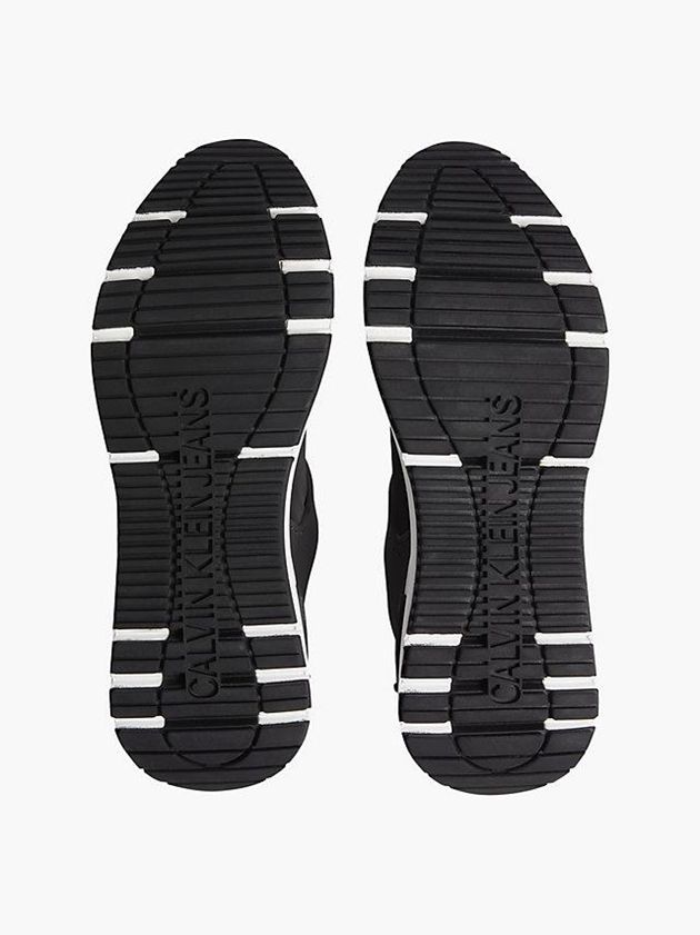 Black Calvin Klein Recycled Chunky Men Sneakers | RTVS-19683