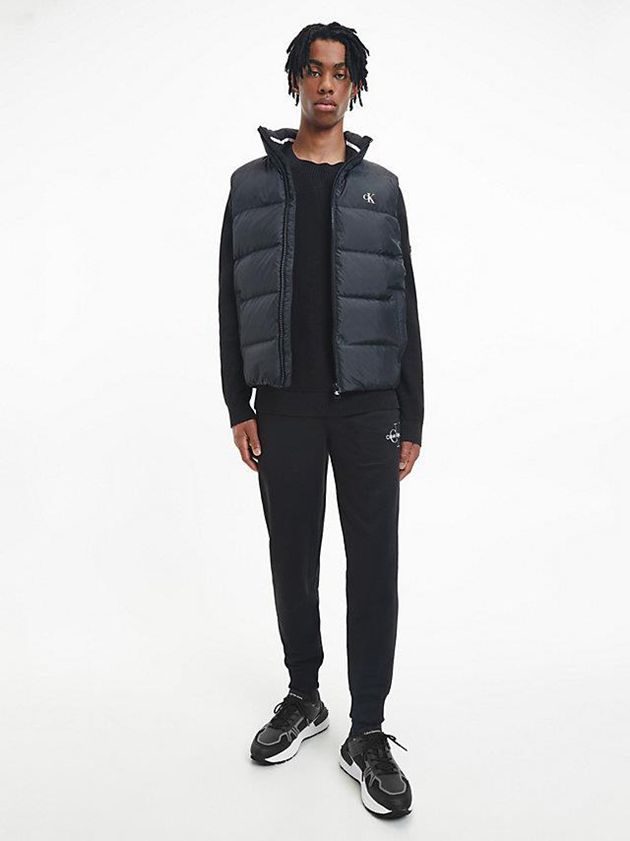 Black Calvin Klein Recycled Chunky Men Sneakers | RTVS-19683