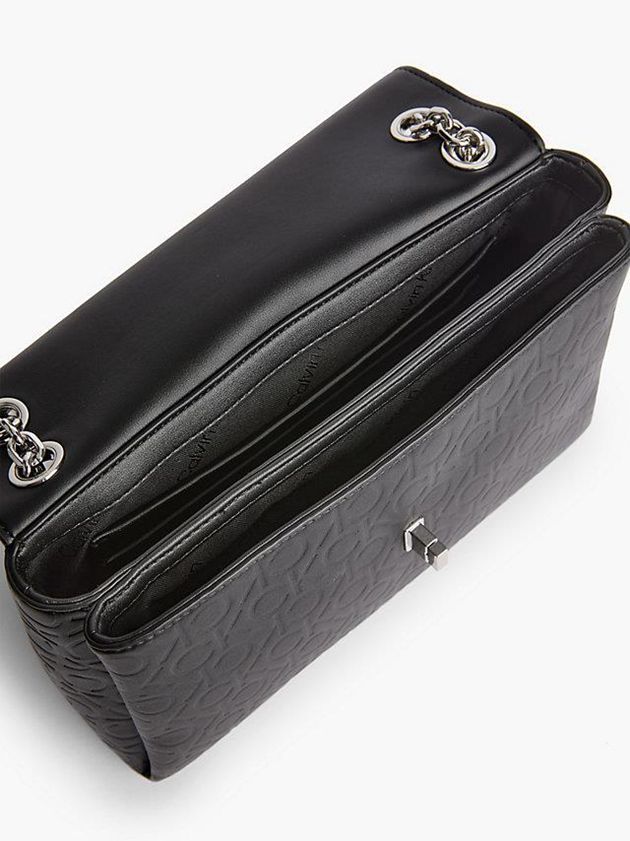 Black Calvin Klein Recycled Convertible Shoulder Women Bags | KQXF-26854