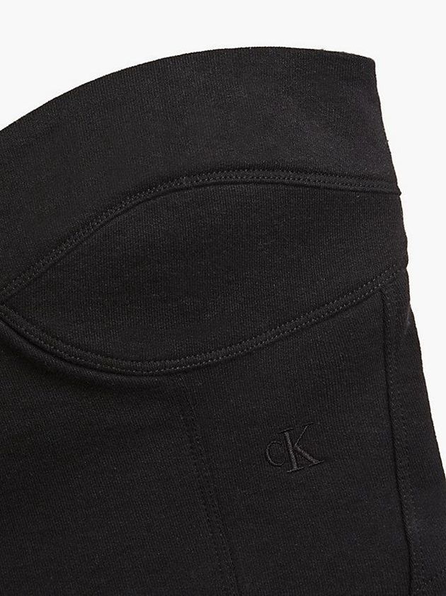 Black Calvin Klein Recycled Cotton Bustier Women Top | DTLS-15206