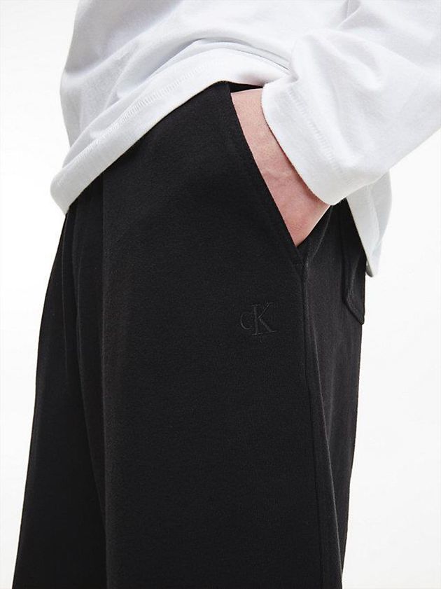 Black Calvin Klein Recycled Cotton Men Joggers | JYGC-70614