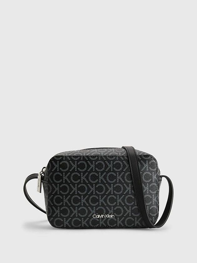 Black Calvin Klein Recycled Crossbody Logo Women Bags | QKXP-73240