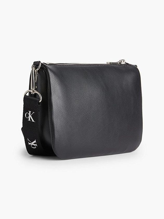 Black Calvin Klein Recycled Crossbody With Pouch Women Bags | BIEO-10728