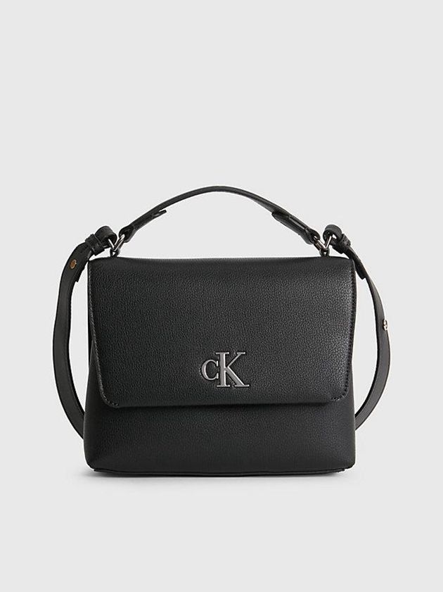 Black Calvin Klein Recycled Crossbody Women Bags | IPQD-35614