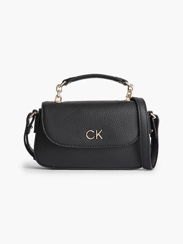 Black Calvin Klein Recycled Crossbody Women Bags | KDPV-93750