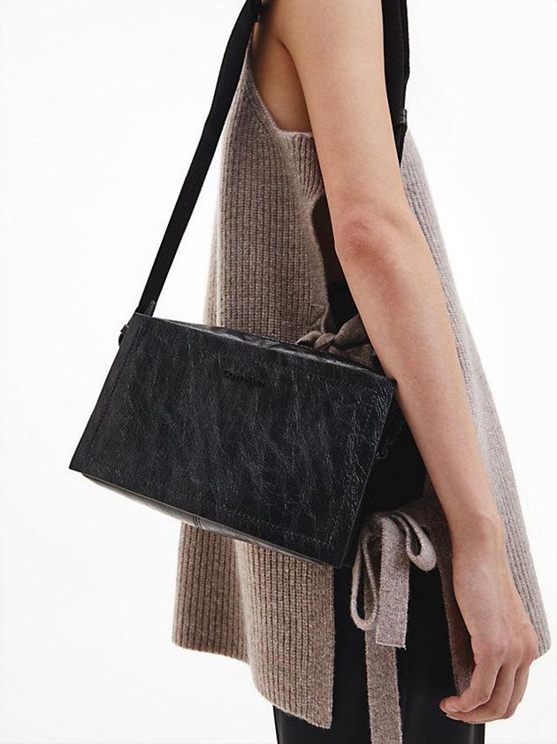 Black Calvin Klein Recycled Crossbody Women Bags | PEYS-45190