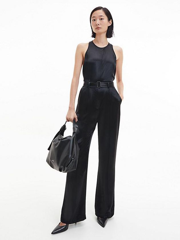 Black Calvin Klein Recycled Crossbody Women Bags | ZEOH-56120