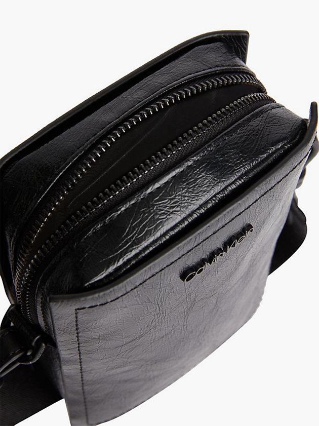 Black Calvin Klein Recycled Crossbody Women Bags | ZCWM-85164
