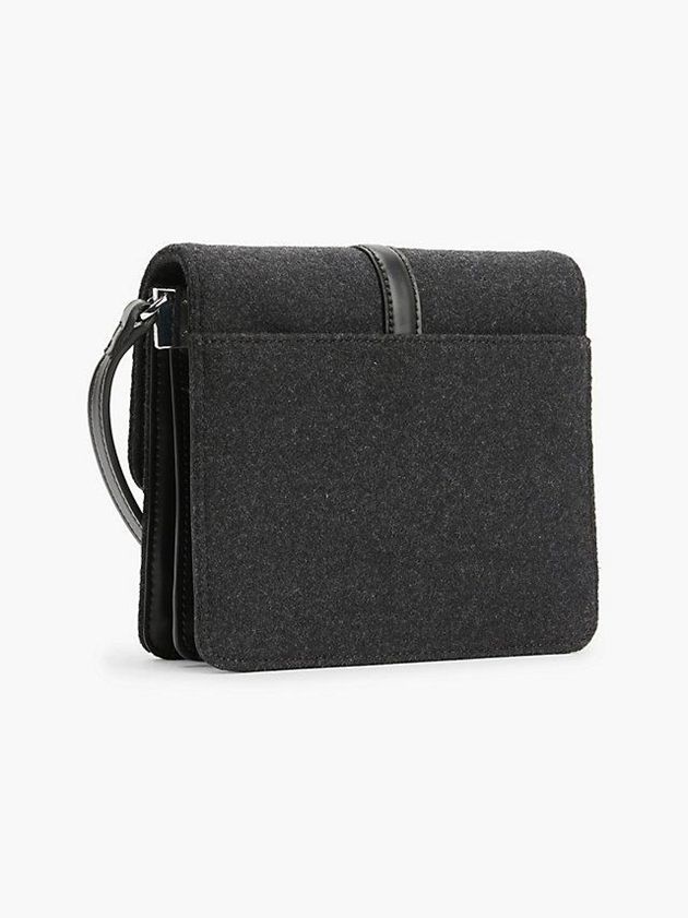 Black Calvin Klein Recycled Felt Crossbody Women Bags | ZYJH-46031