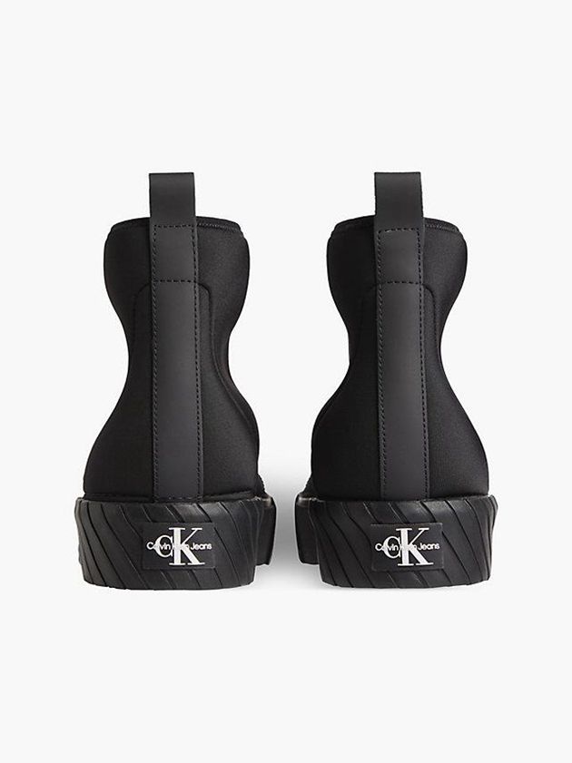 Black Calvin Klein Recycled High-Top Men Sneakers | UJVK-07235