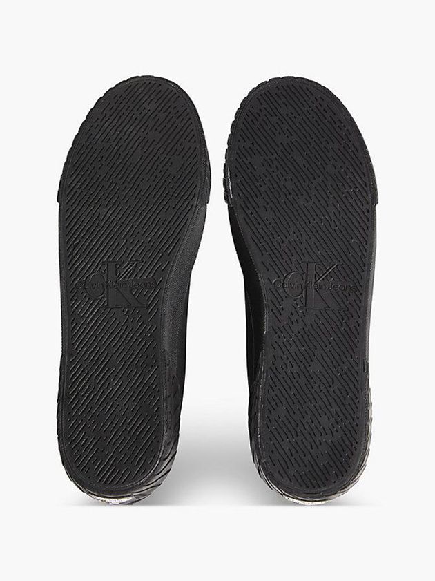 Black Calvin Klein Recycled High-Top Men Sneakers | UJVK-07235