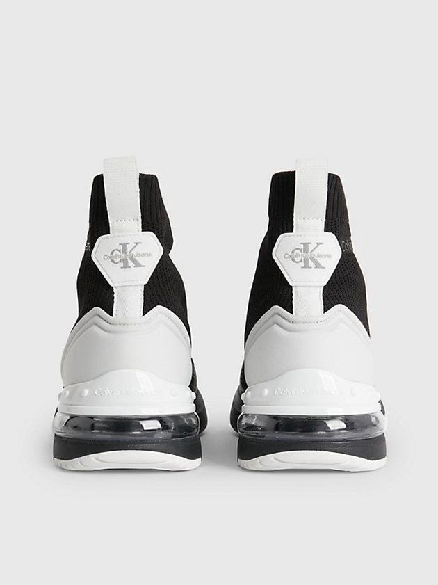 Black Calvin Klein Recycled High-Top Sock Men Sneakers | XJRA-18690
