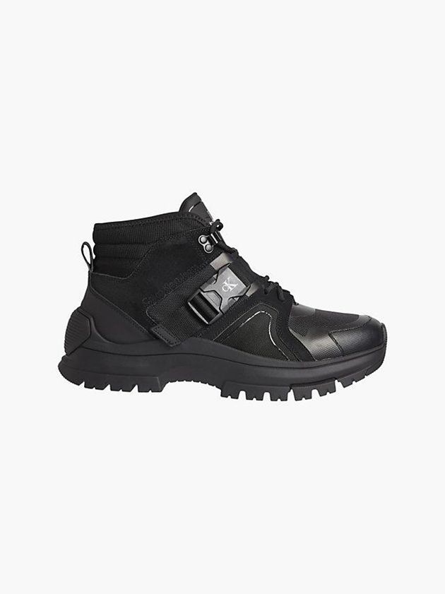 Black Calvin Klein Recycled Hybrid Hiking Men Boots | FEYO-81390