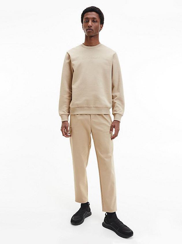 Black Calvin Klein Recycled Knit Men Sneakers | GCKO-14867