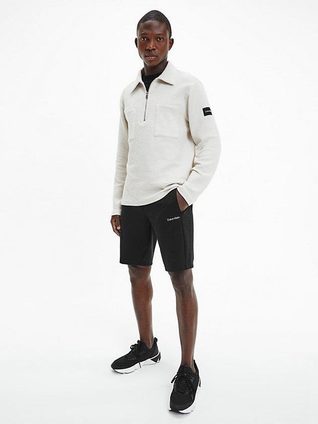 Black Calvin Klein Recycled Knit Men Sneakers | COKN-61438