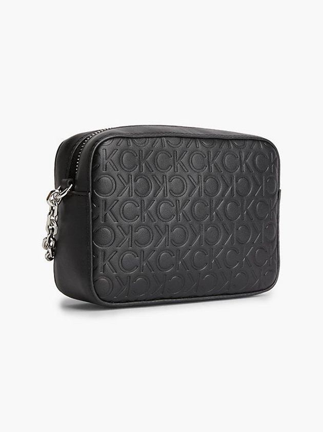 Black Calvin Klein Recycled Logo Crossbody Women Bags | HDGW-97386