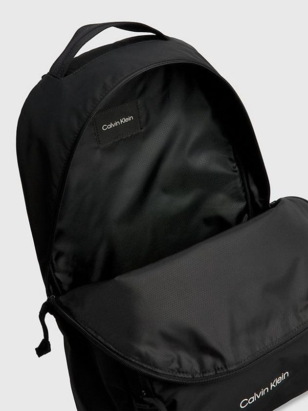 Black Calvin Klein Recycled Men Backpack | UQHT-79205