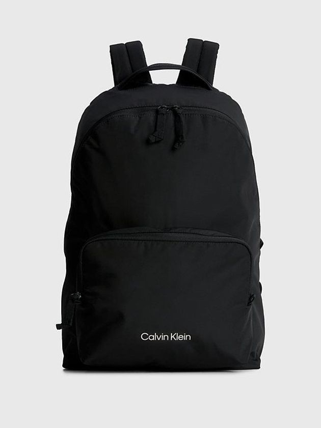 Black Calvin Klein Recycled Men Backpack | UQHT-79205