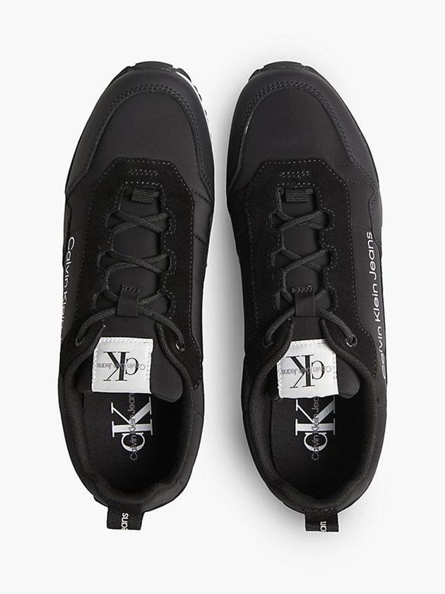 Black Calvin Klein Recycled Men Sneakers | GTKY-39067