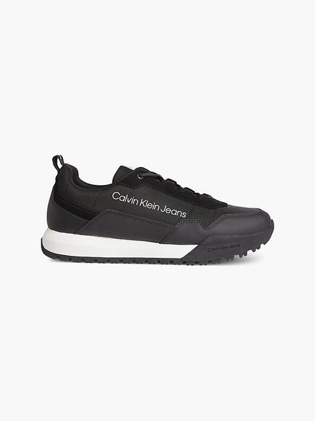 Black Calvin Klein Recycled Men Sneakers | GTKY-39067