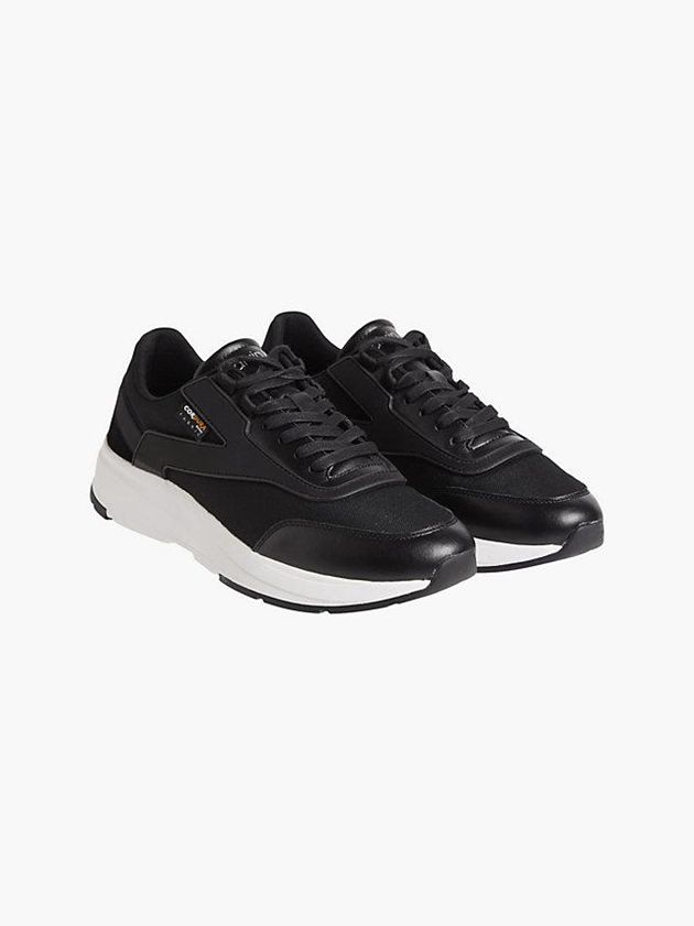 Black Calvin Klein Recycled Men Sneakers | YDMF-35178