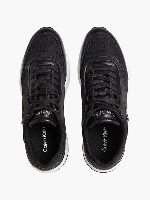 Black Calvin Klein Recycled Men Sneakers | YDMF-35178