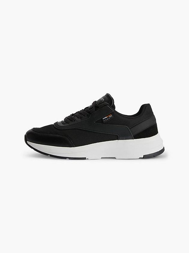 Black Calvin Klein Recycled Men Sneakers | YDMF-35178