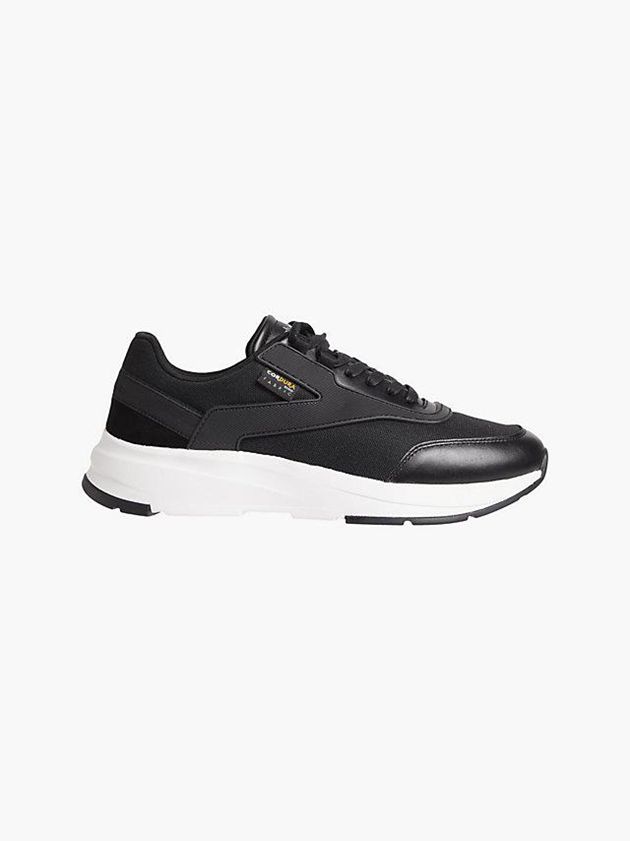 Black Calvin Klein Recycled Men Sneakers | YDMF-35178