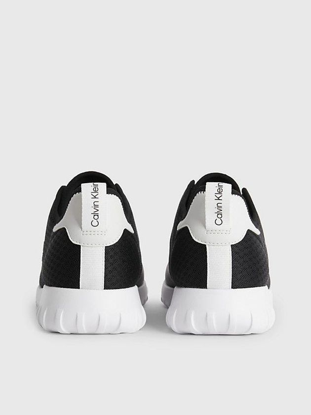 Black Calvin Klein Recycled Mesh Men Sneakers | ADFJ-83719