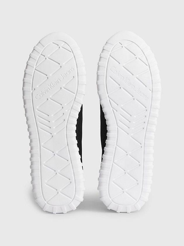 Black Calvin Klein Recycled Mesh Men Sneakers | ADFJ-83719