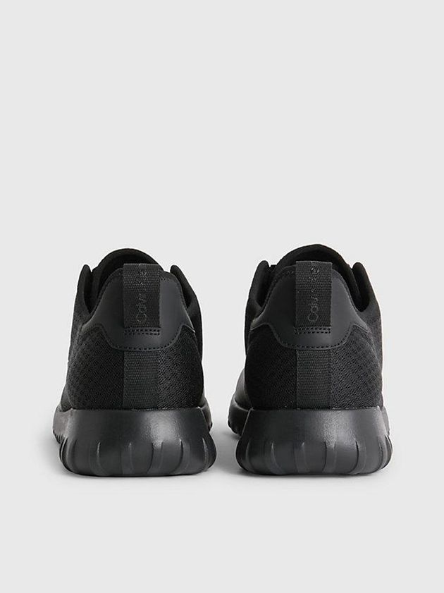 Black Calvin Klein Recycled Mesh Men Sneakers | REMC-59174